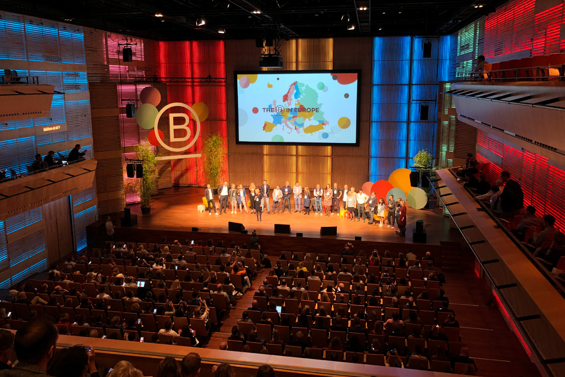 b corp summit 2019 amsterdam auditorium