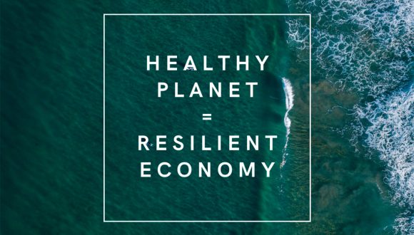 healthy planet equals resilient economy graphic accompanying an open letter to boris johnson