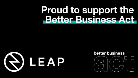 leap is proud to support the better business act