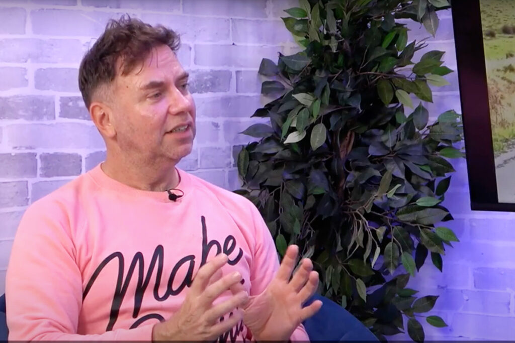 matt hocking talking about optimism in action on chaos tv