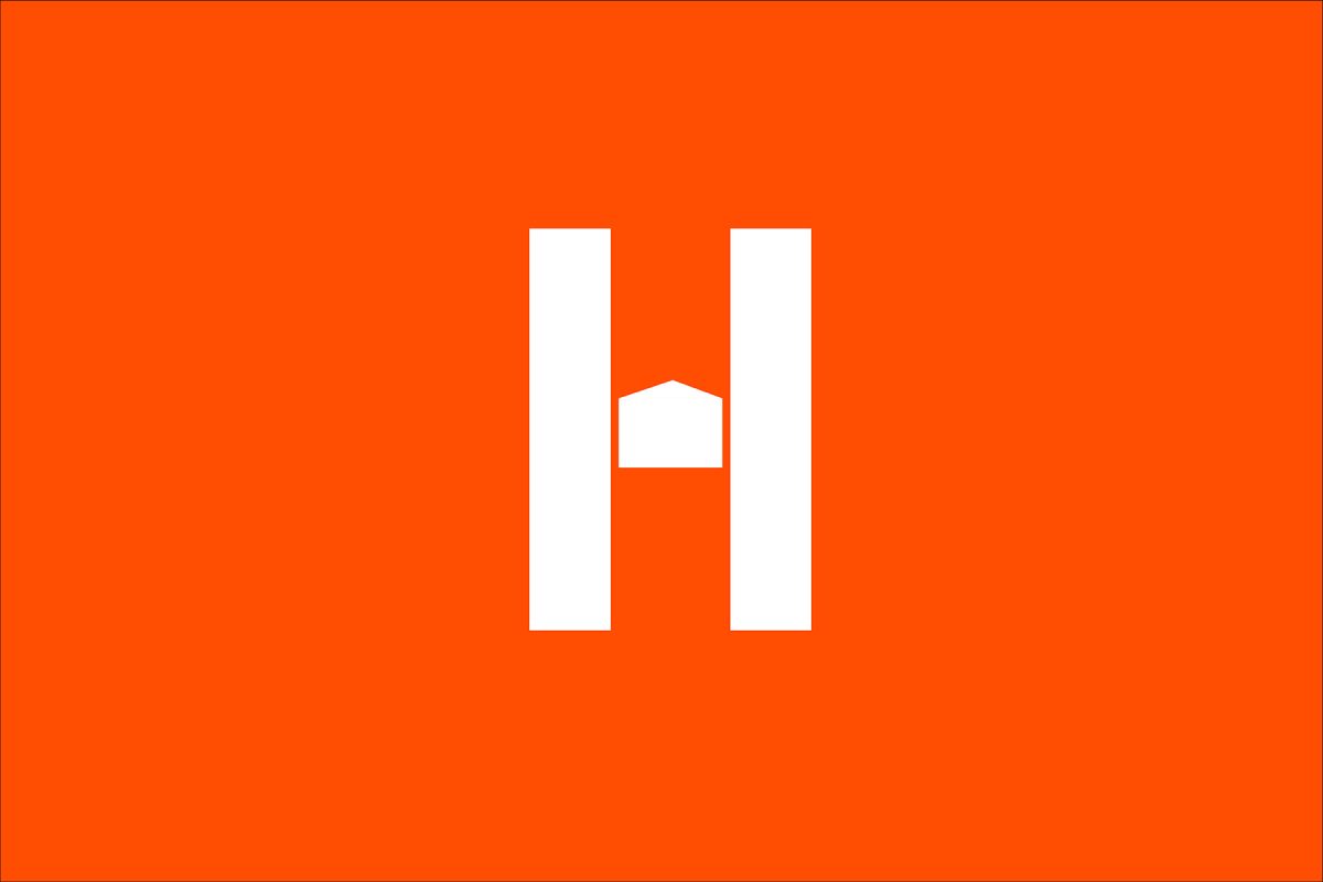 harbour housing's new logo designed by leap