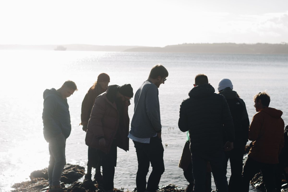 team leap at falmouth beach