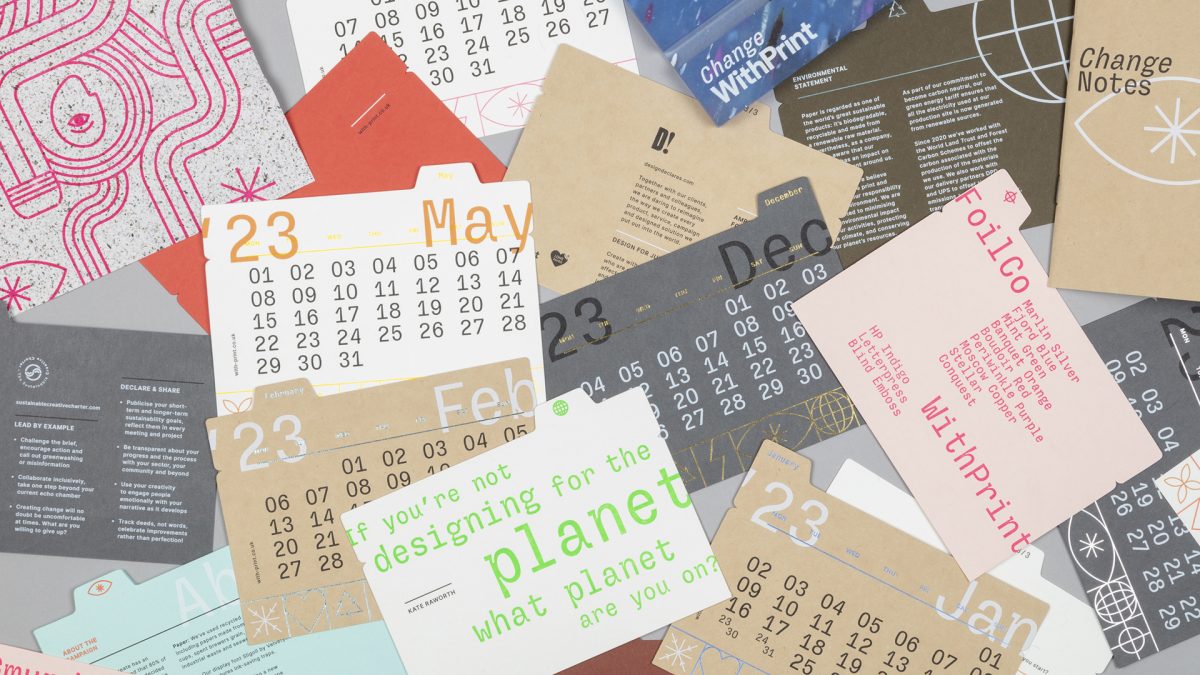 The 2023 Change WithPrint calendar. A toolkit for creative activism