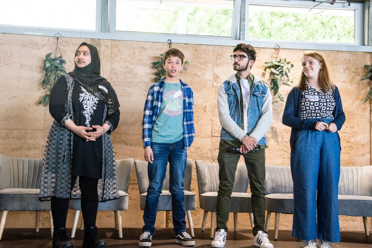 Youth panel at Cornwalls's boardroom 2030, The Eden project