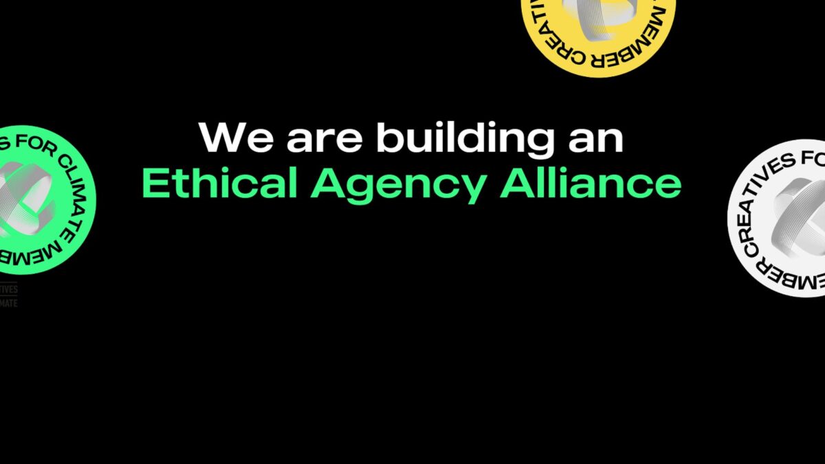 Creatives for Climate Ethical Agency Alliance banner
