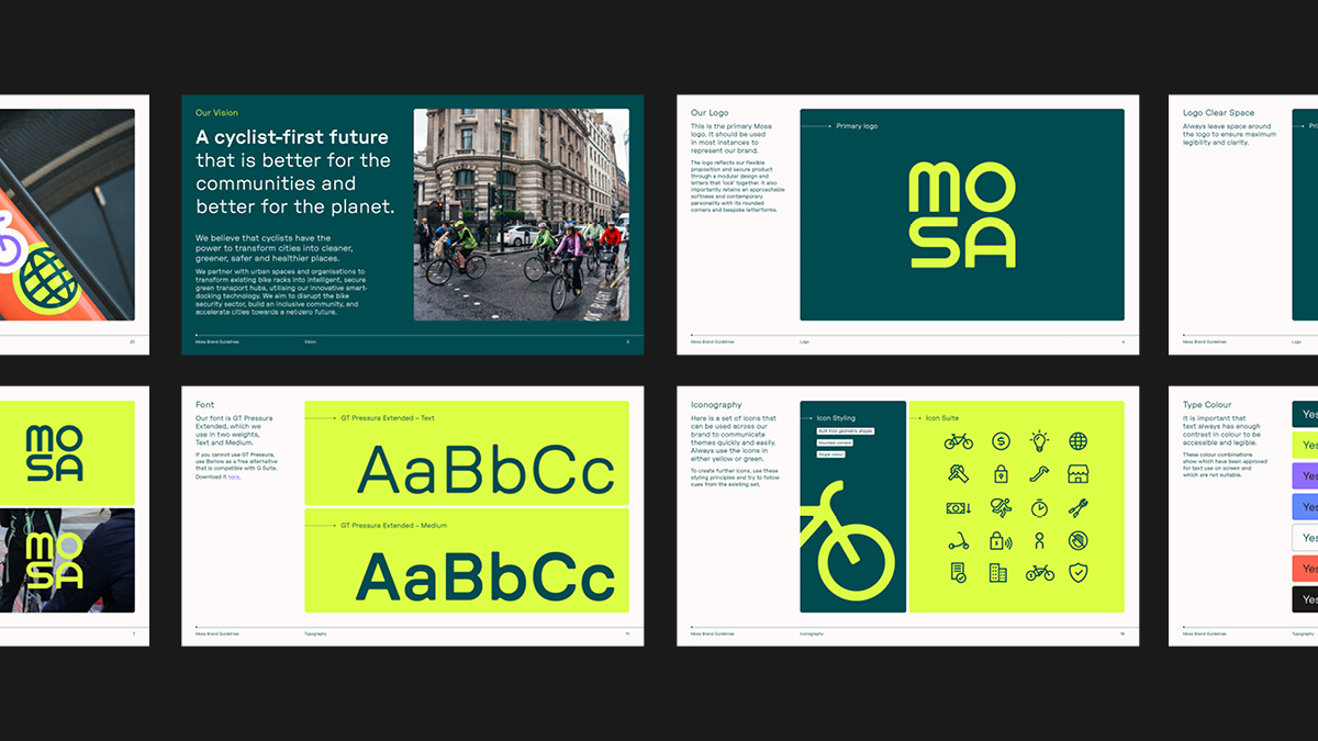 Mosa branding - showcase