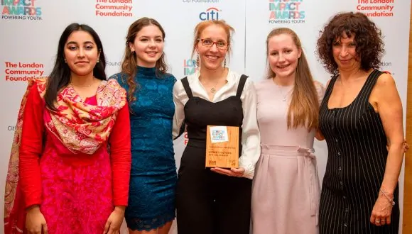 streetdoctors with thier london impact awards ecotrophy